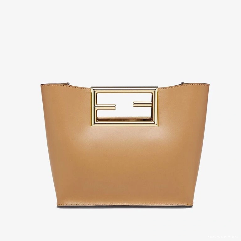 Affordable Small Apricot Way In Fendi Calf Bag Leather 0717